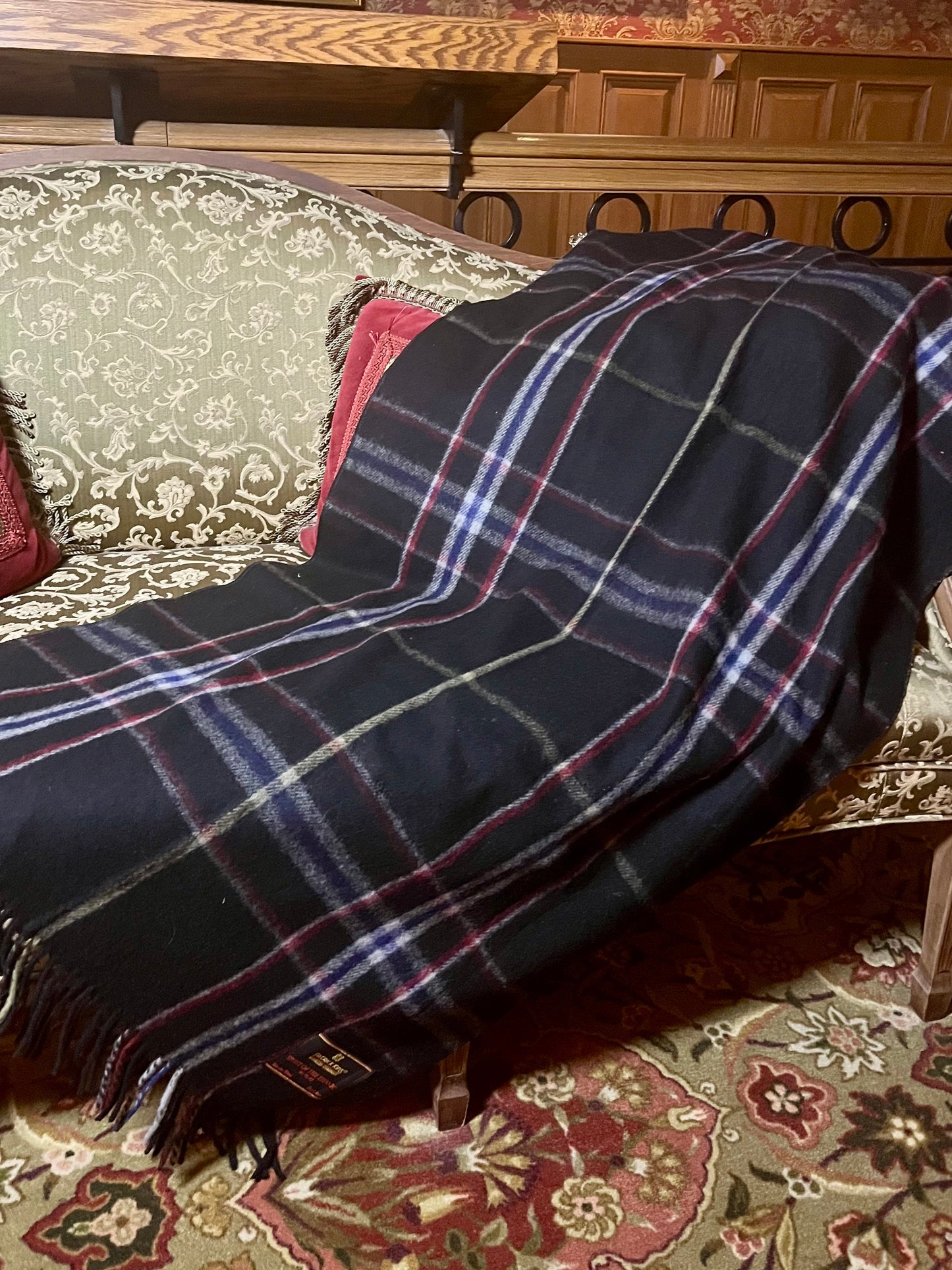 Spirit of the Titanic Merino Wool Tartan Knee Blanket