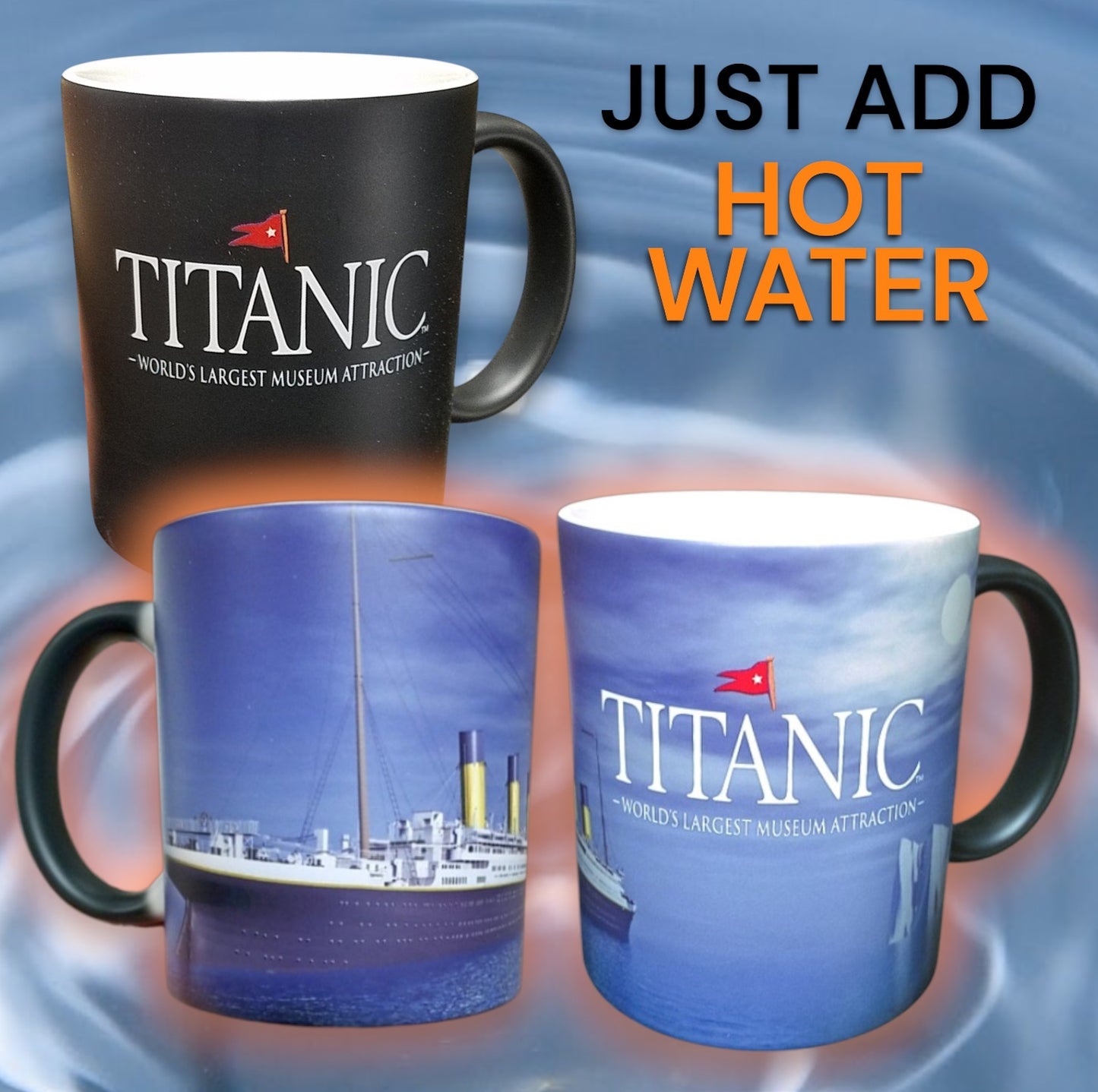 Titanic at Night Mug - Image Reveals with Heat!