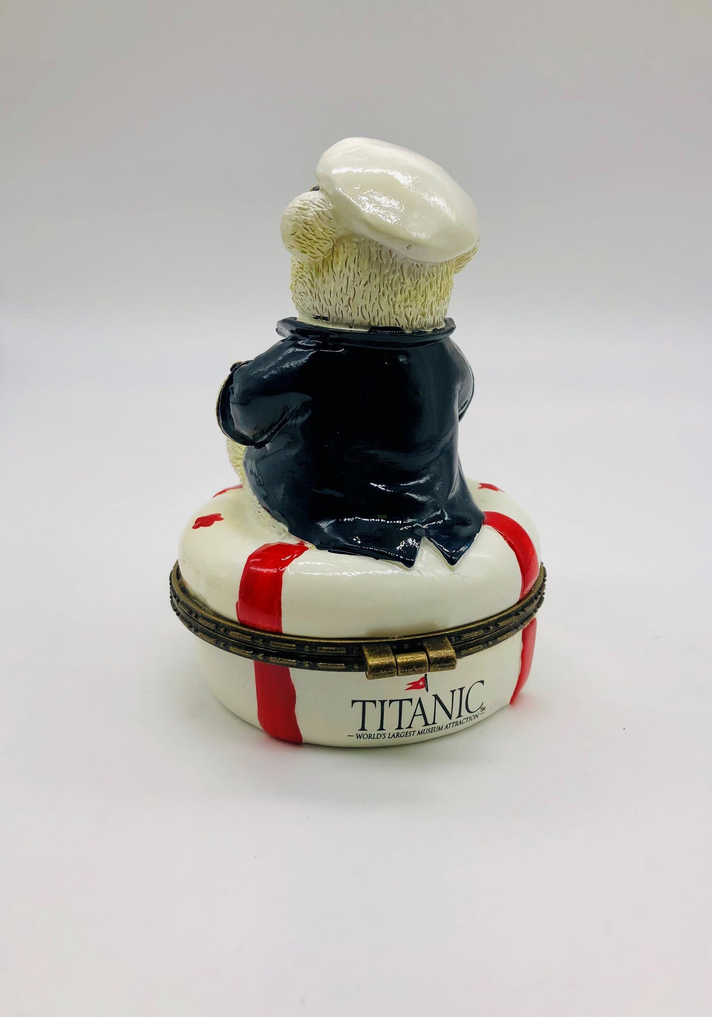 Trinket Box Captain Bear On Life Ring