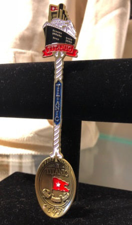 Collector Spoon with Titanic Displayed on Top