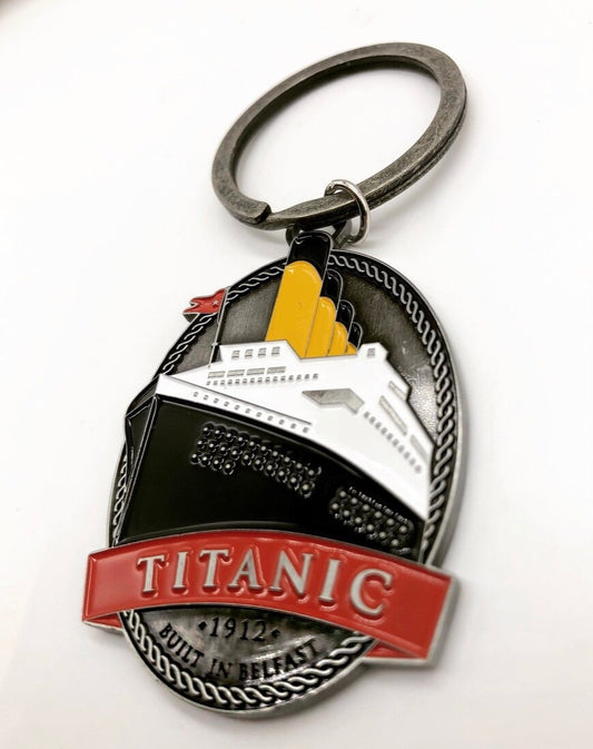 Built in Belfast Metal Key Ring
