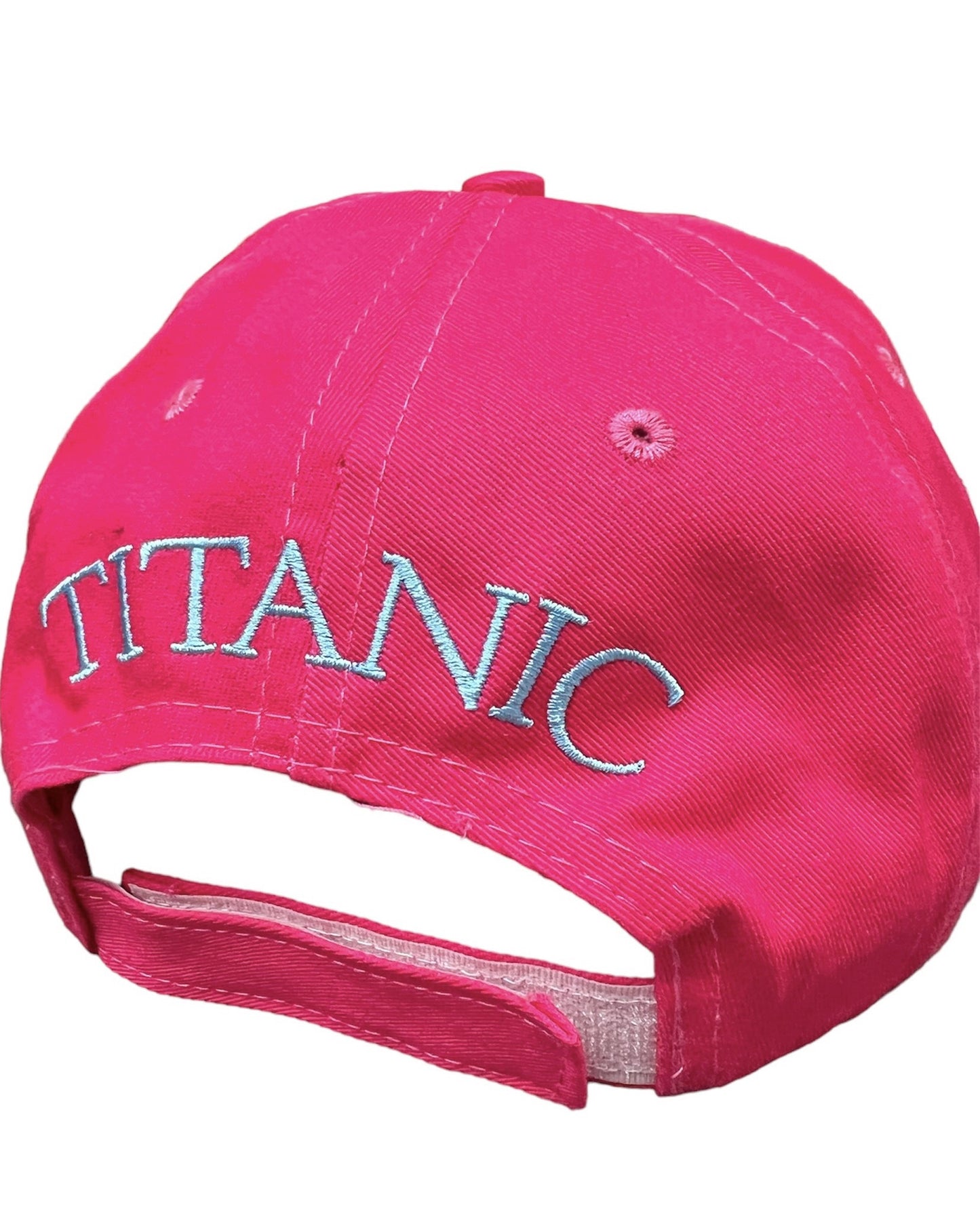 Bright Pink Titanic Anchor Ladies Cap