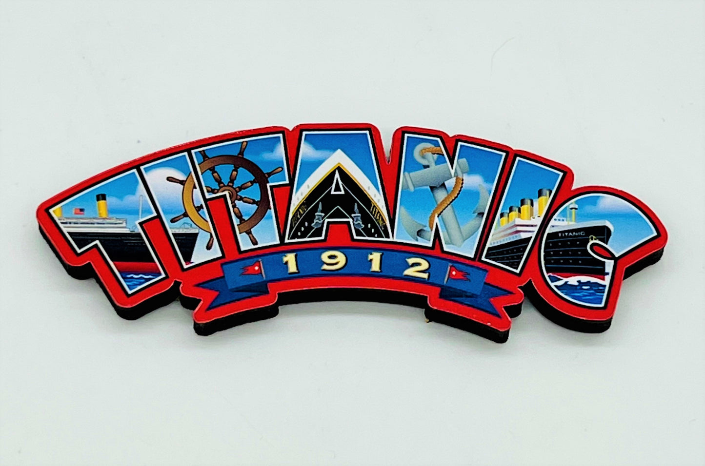Titanic Blocky Letters Arch Magnet