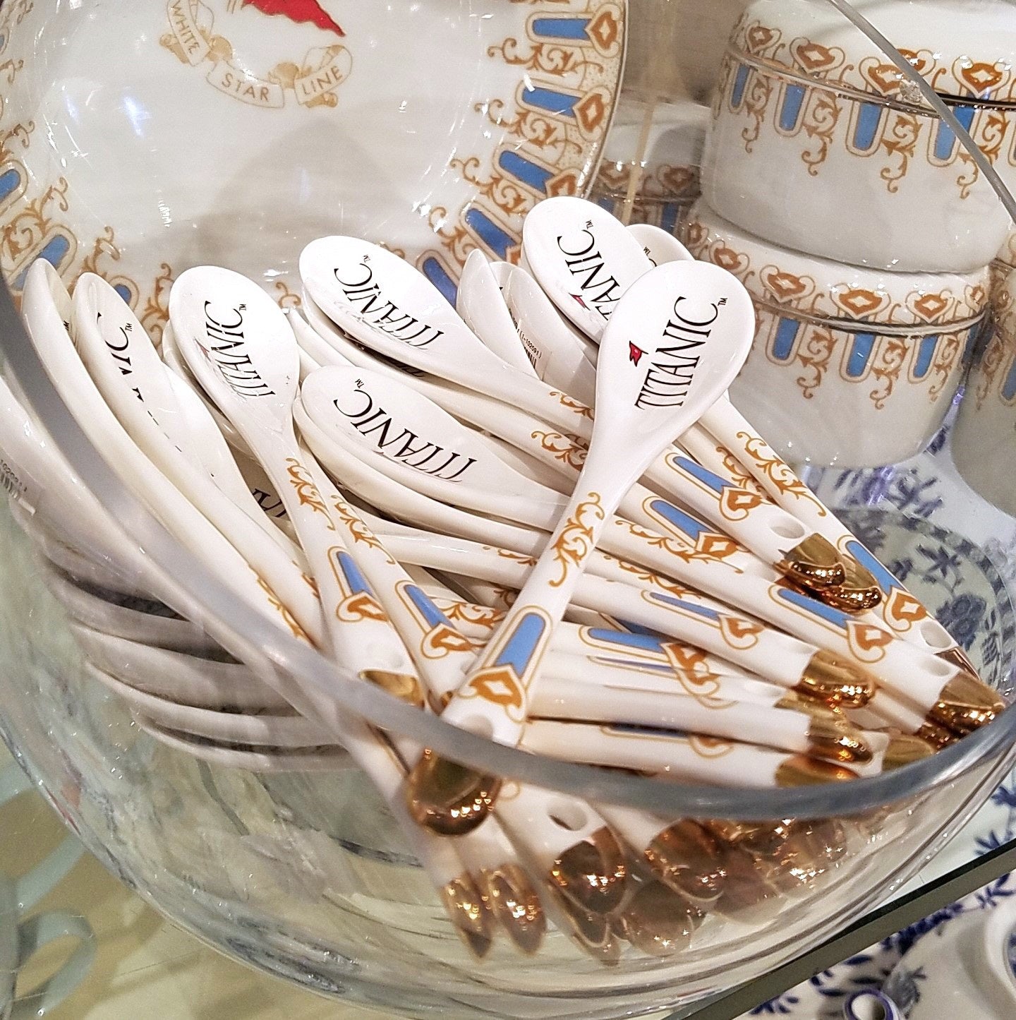 First Class Wisteria Souvenir Spoon
