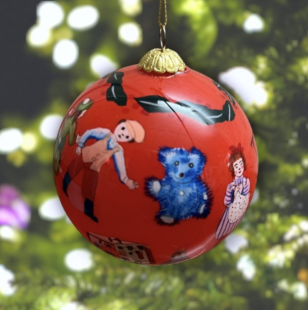Titanic Year of the Children Hand-Painted Glass Ornament