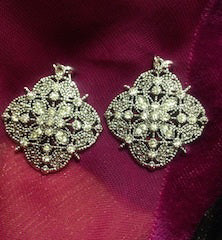 Titanic Crystal Earrings to Match our Repica Necklace