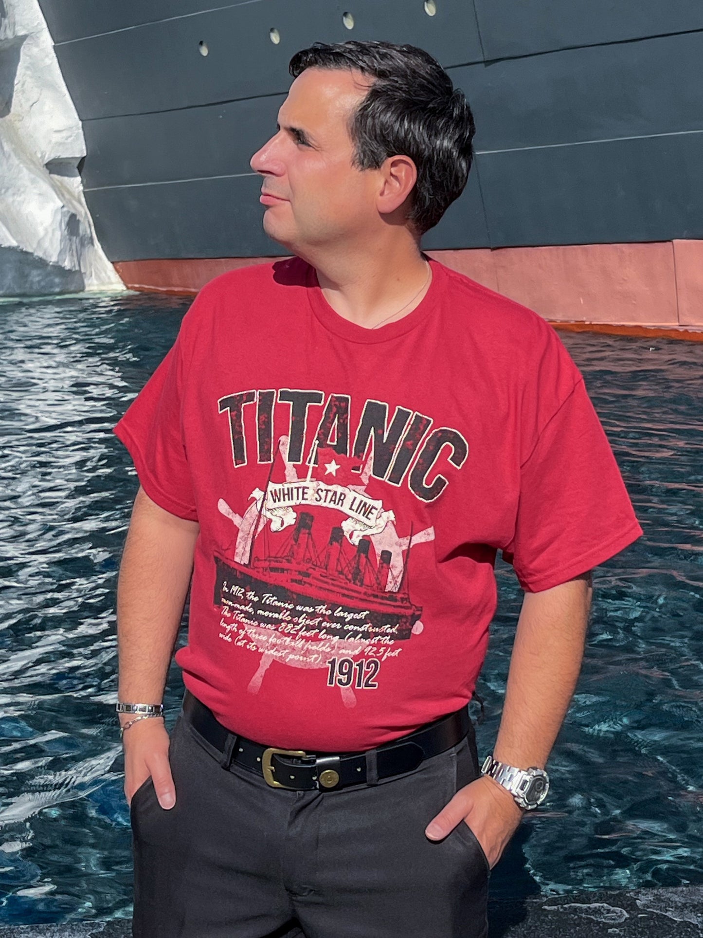Titanic History Red T-Shirt