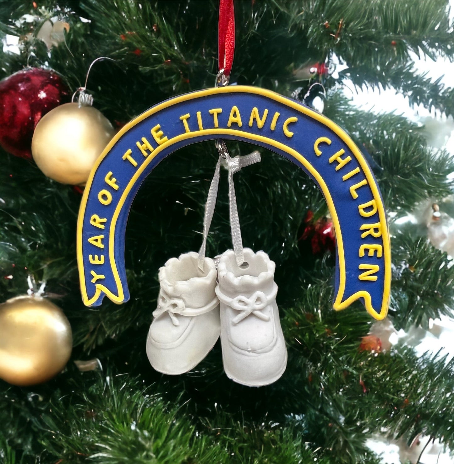 Titanic Year of the Children Banner Ornament