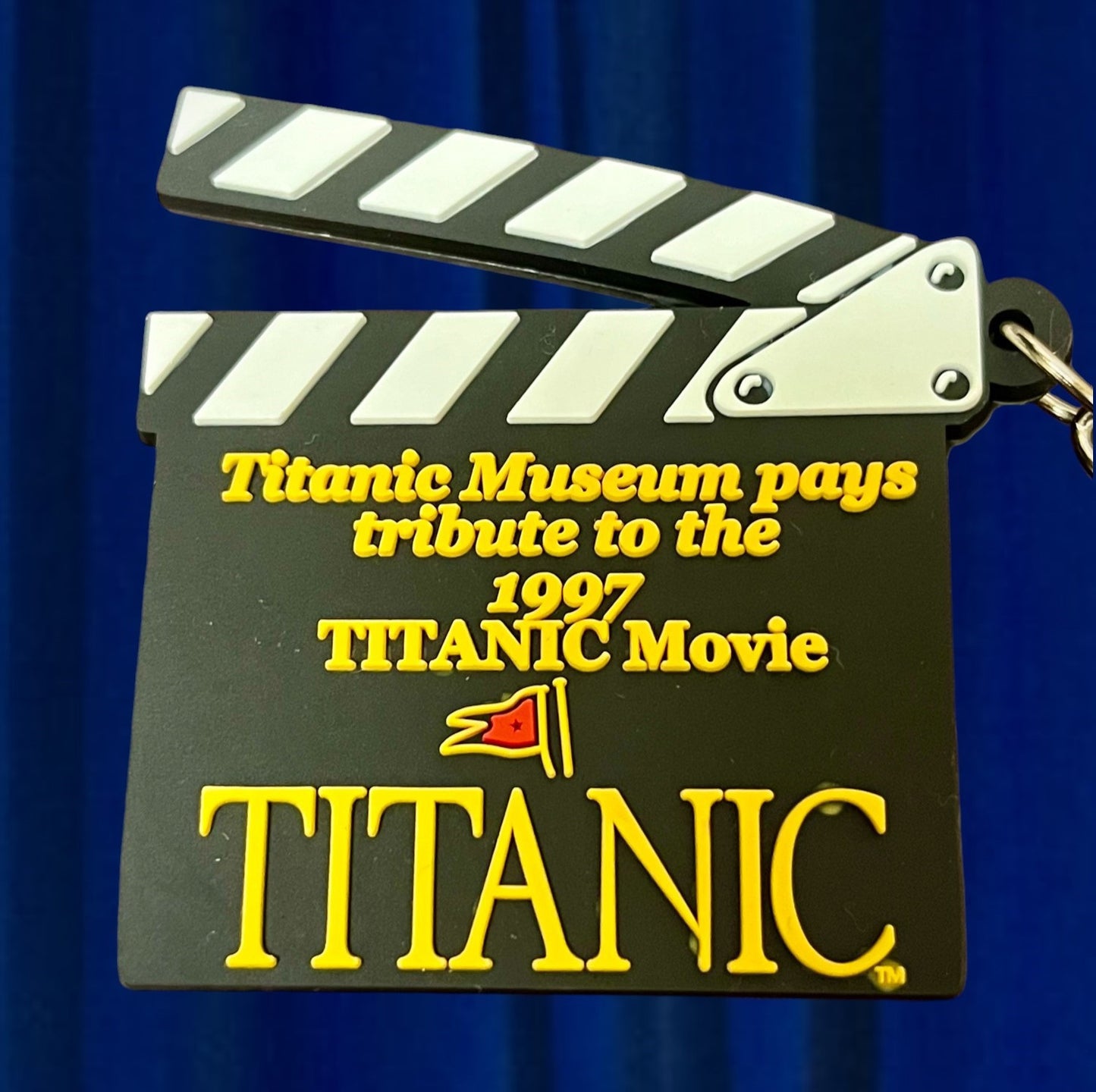 Titanic Movie Clapboard Silicone Key Ring