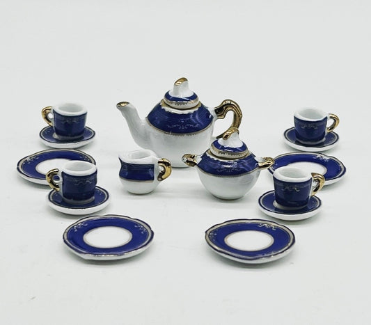 VIP Special Service Miniature Doll Sized Titanic Tea Set 15 Pieces