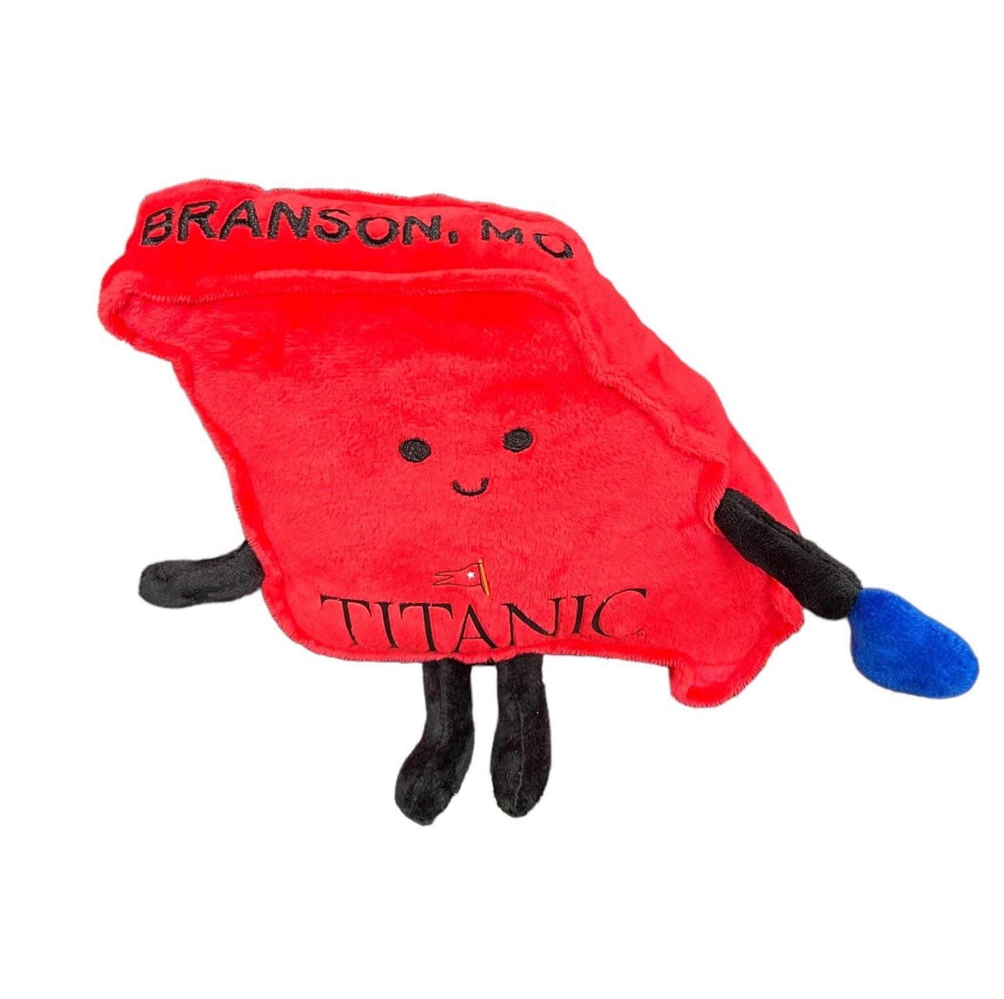 Titanic Missouri State Shaped Plush with Blue Heart