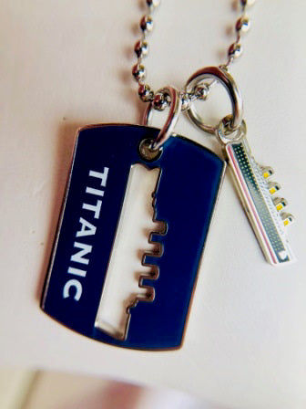 Titanic Ship Cutout Necklace