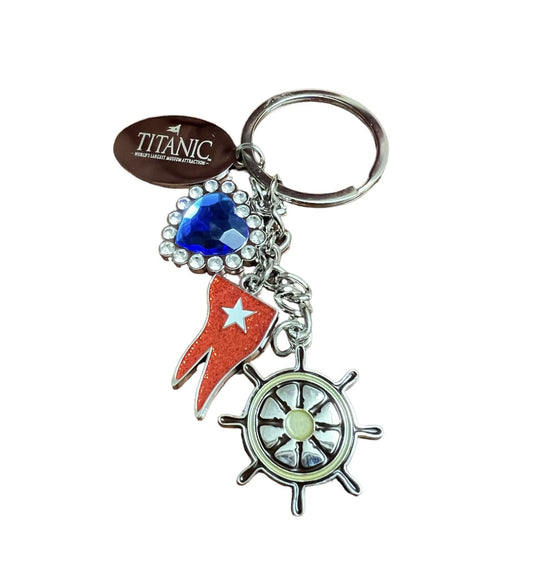 Titanic Charms Key Ring