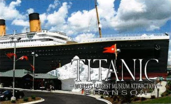 Vinyl Sticker Titanic Museum in Branson