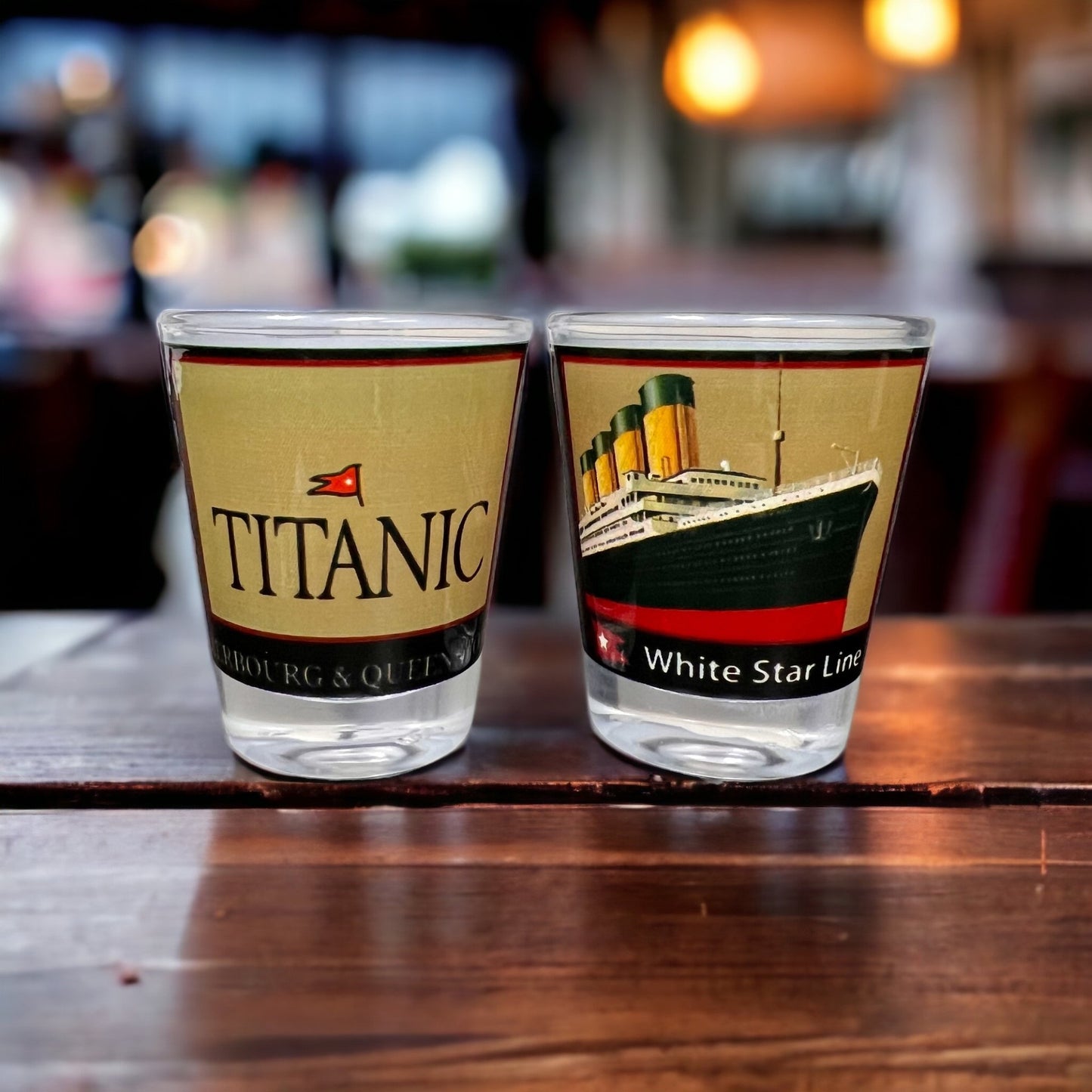 Titanic Travel Art Shot Glass