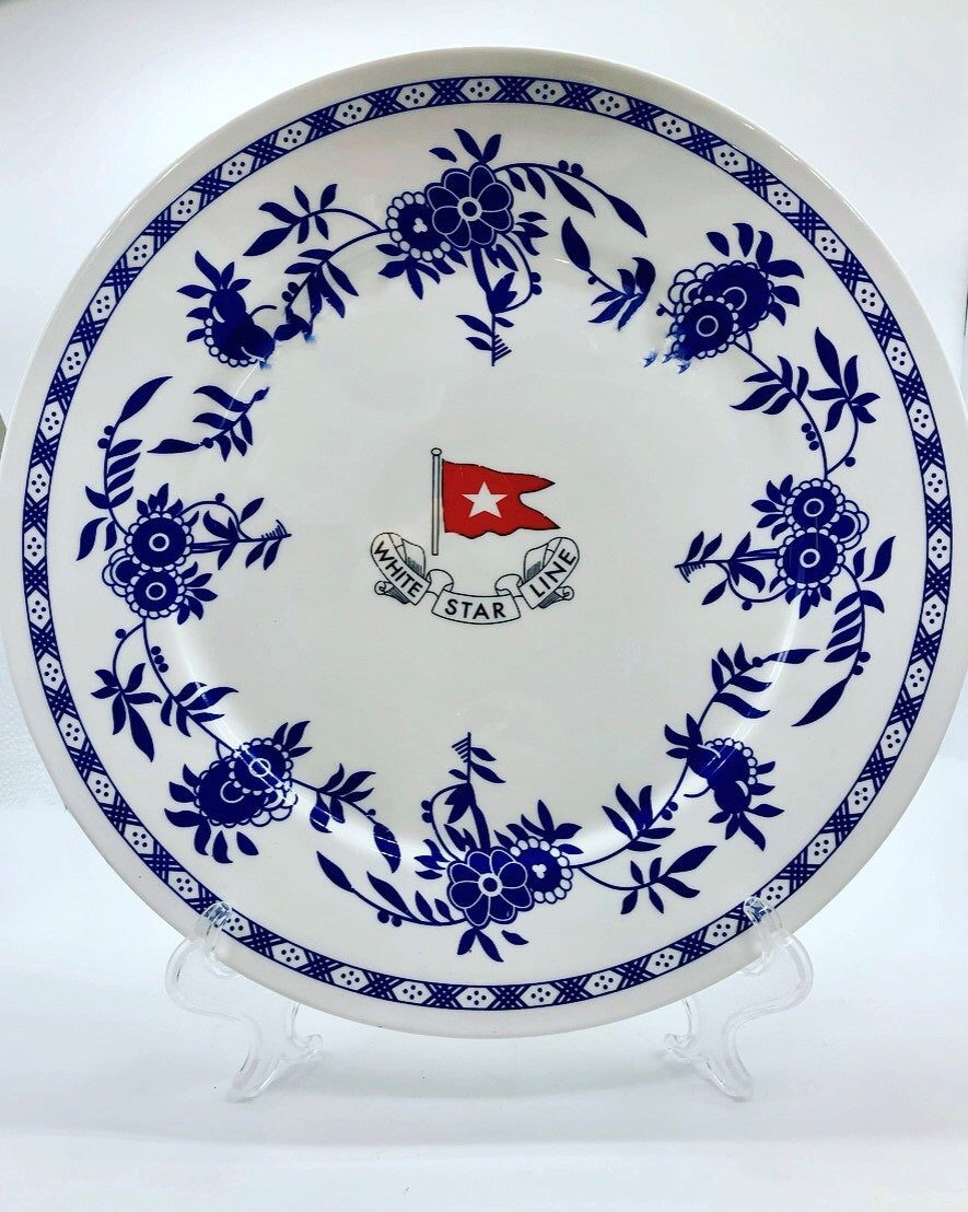 Second Class Blue Delft 10 Inch Dinner Plate