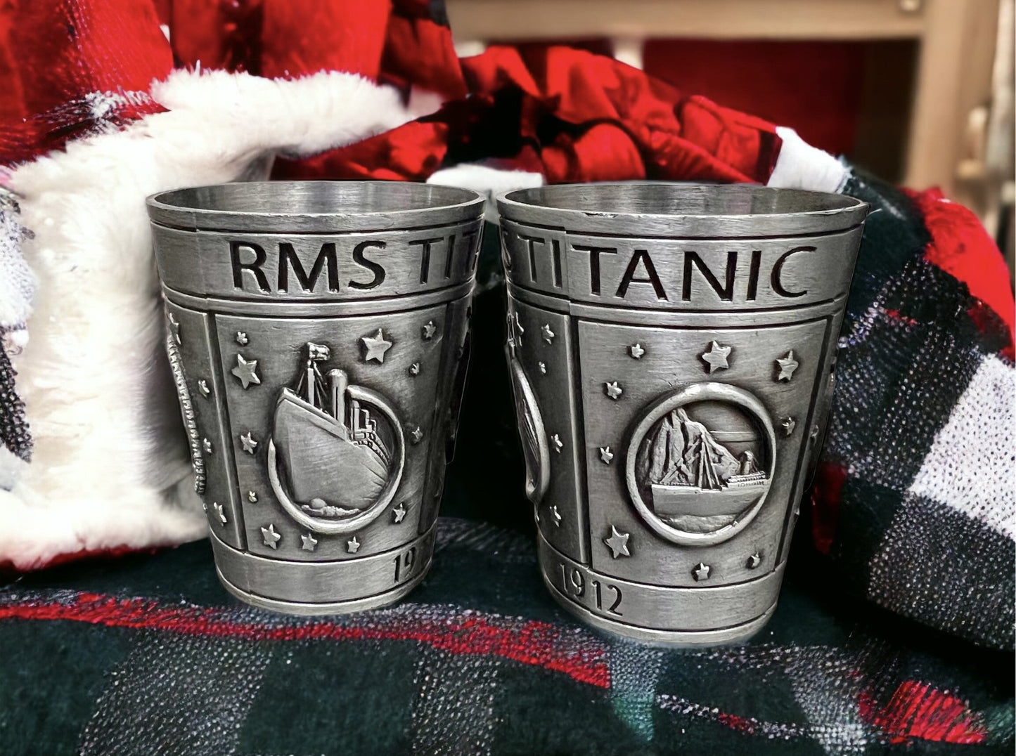 Collectable Titanic Pewter Shot Glass