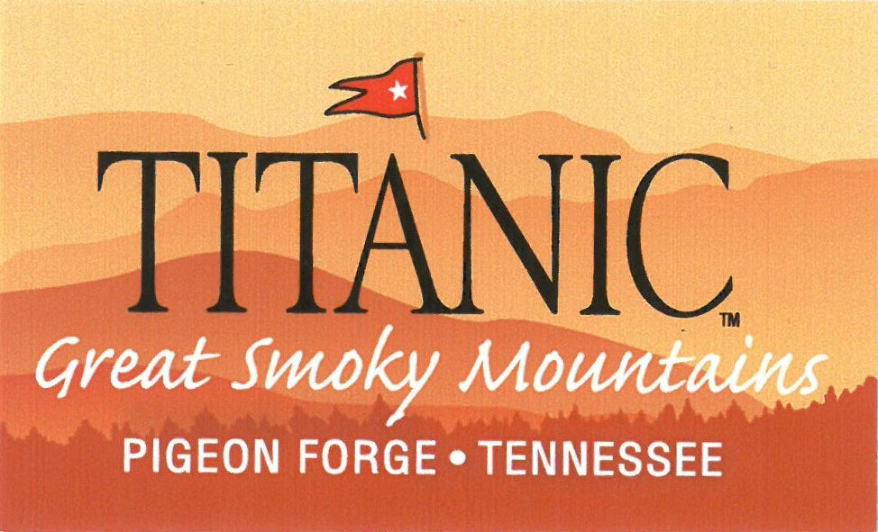 Vinyl Sticker Titanic in the Great Smoky Mountains