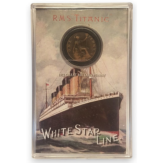 1912 Great Britain Penny Honoring Titanic