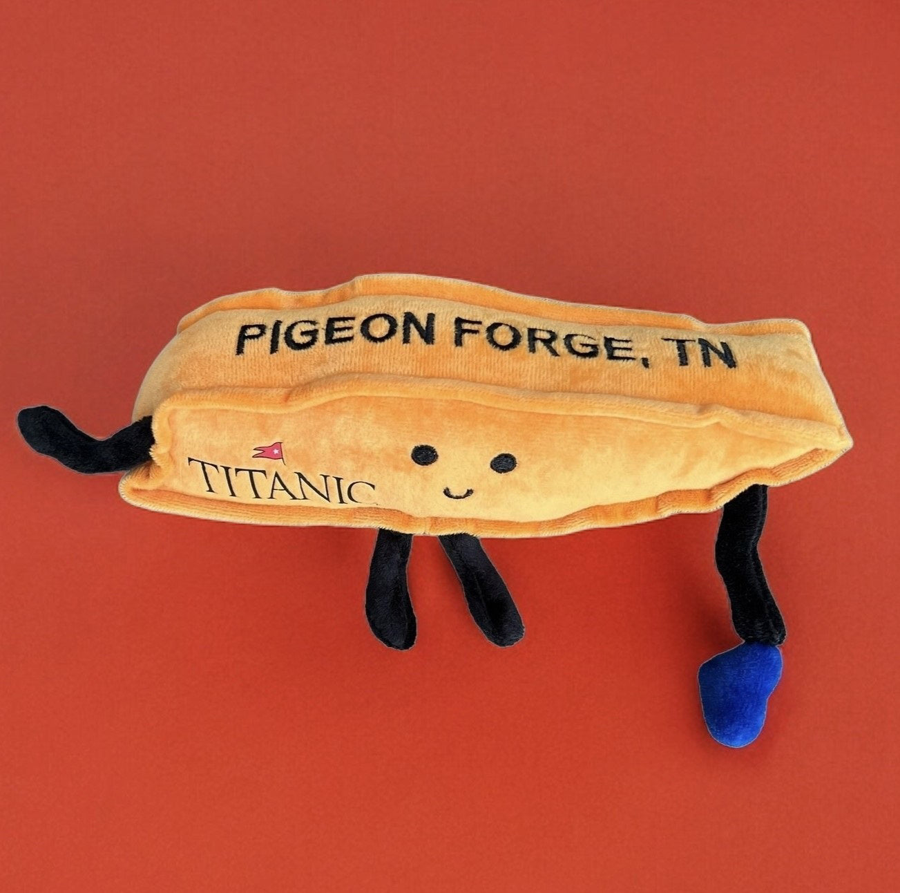Titanic Tennessee Shaped Plush with Blue Heart