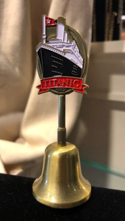 Collector Bell with Titanic Displayed on Top