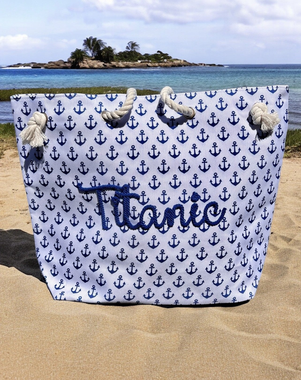 Titanic Anchors Beach Tote Bag