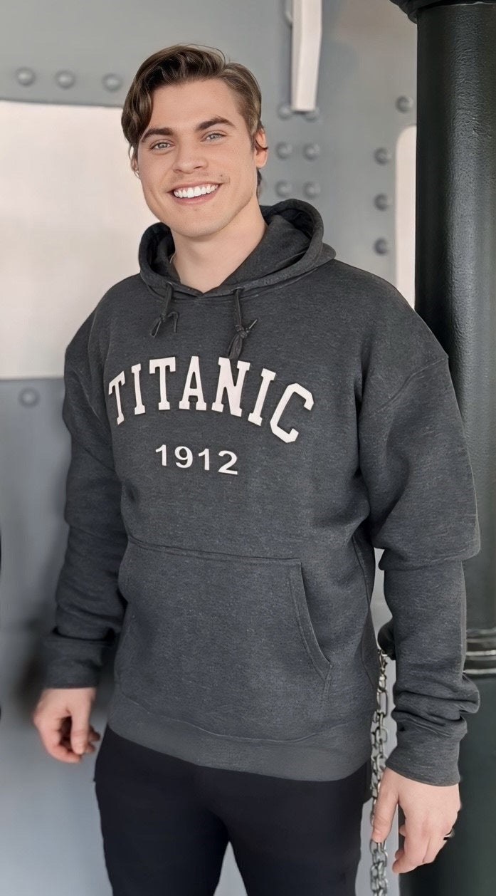 Embossed Collegiate Titanic Hoodie
