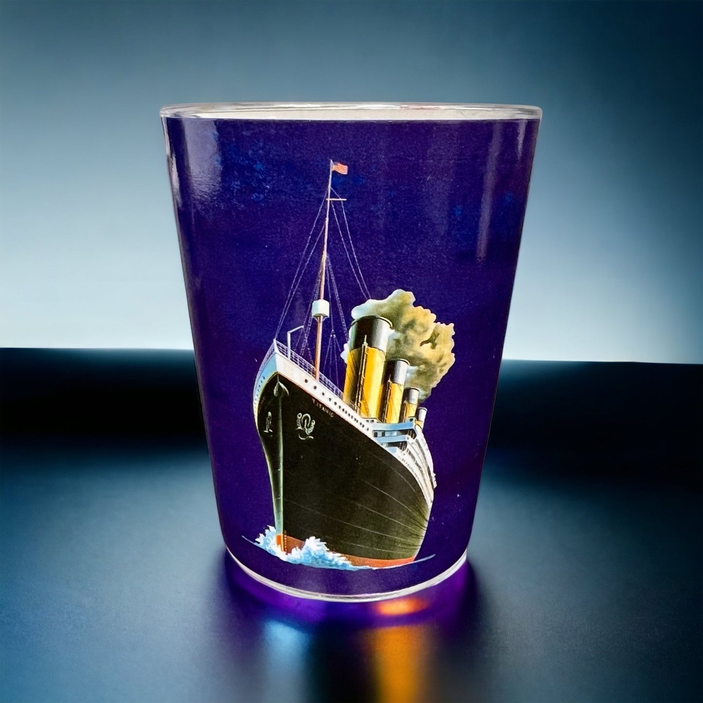 Titanic Full Image Inside and Out Shot Glass