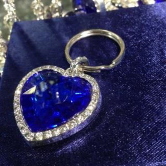 Titanic Heart Charm Key Ring