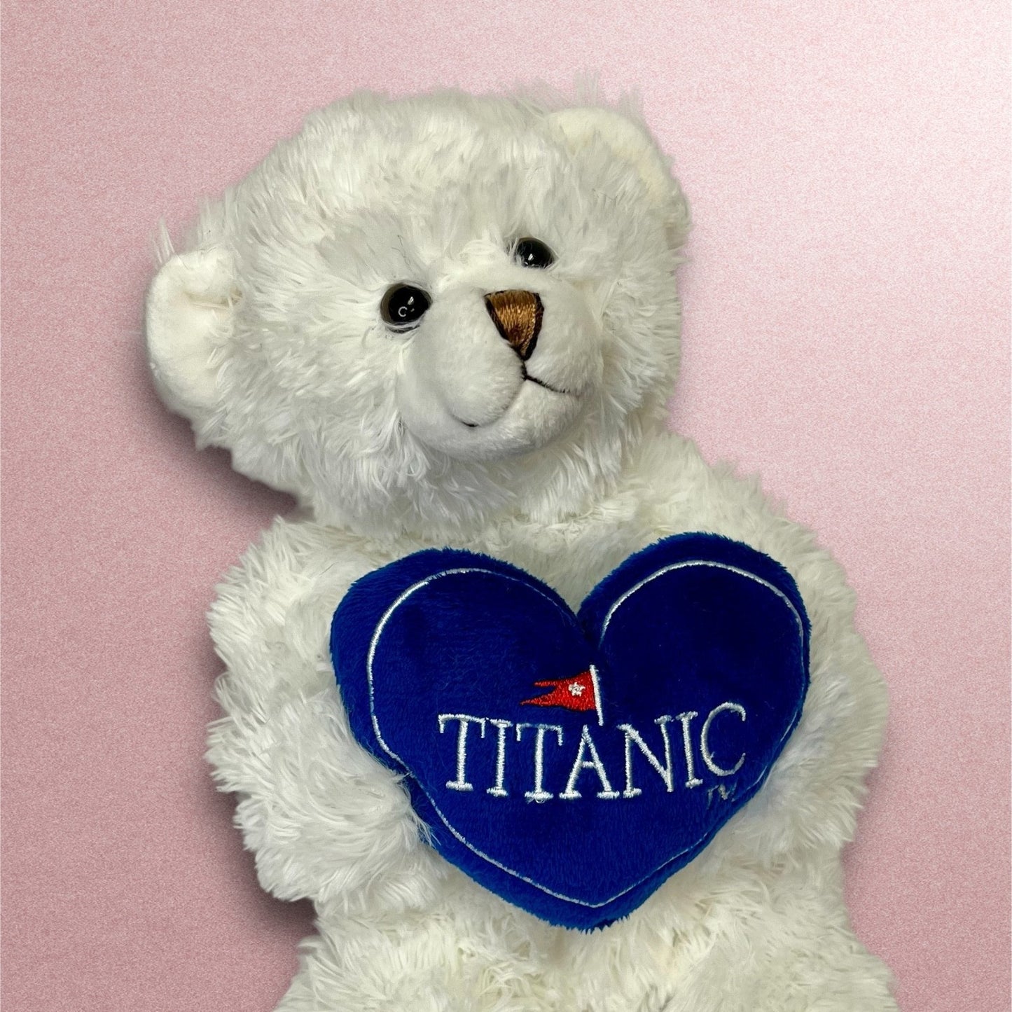 Titanic Blue Heart Polar Bear 7in