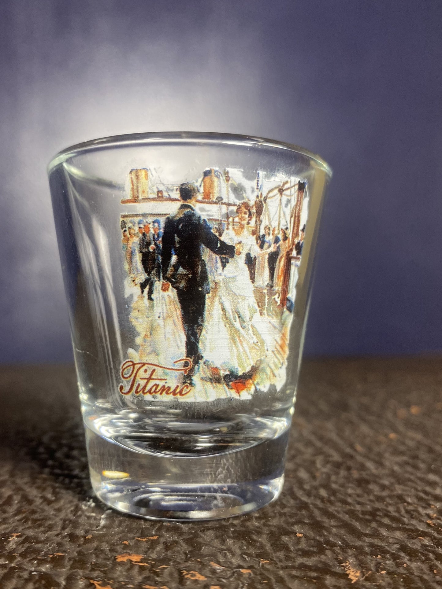 Dancing on Deck Watercolor Shot Glass