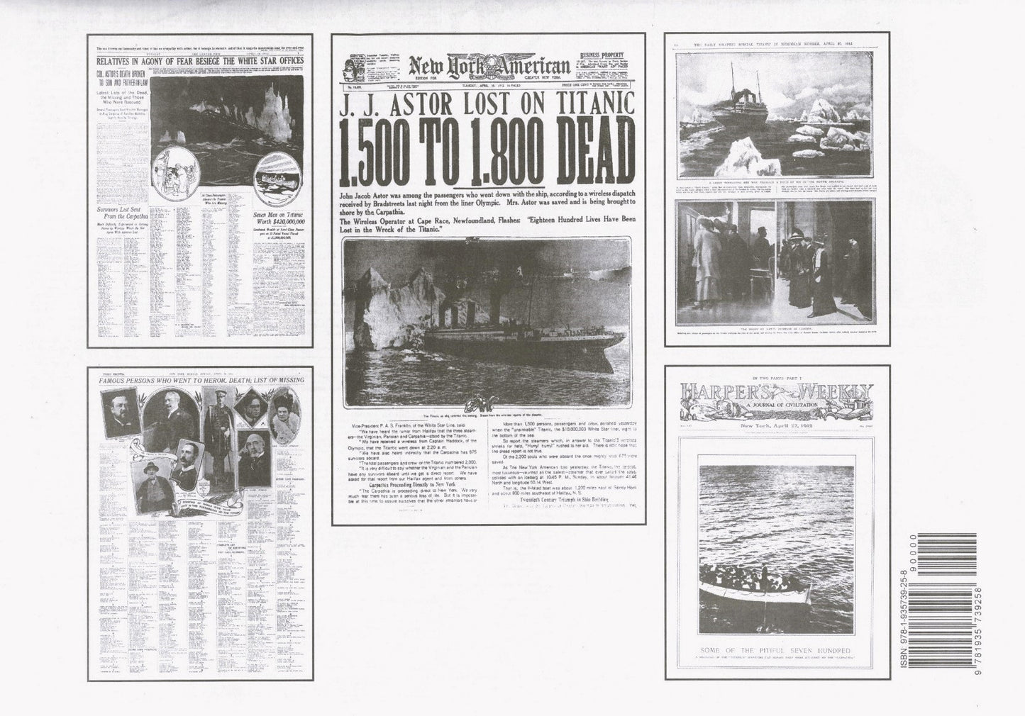 Historic 1912 Titanic Newspaper Replica Compilation