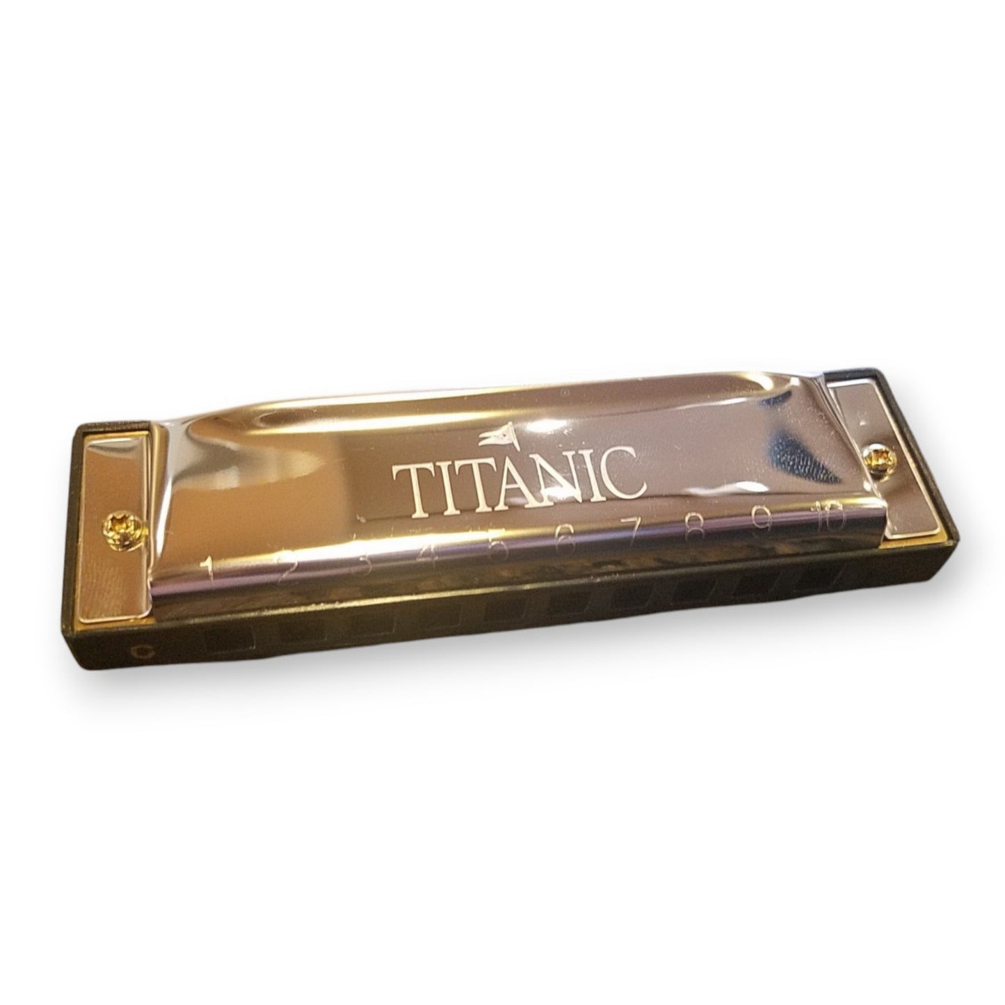 Engraved Titanic Harmonica