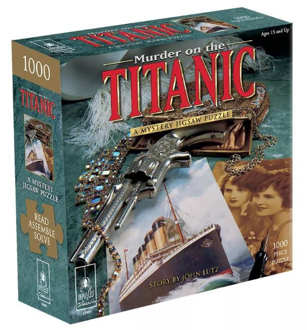 Murder on the Titanic: A Mystery Jigsaw Puzzle 1000 Pieces