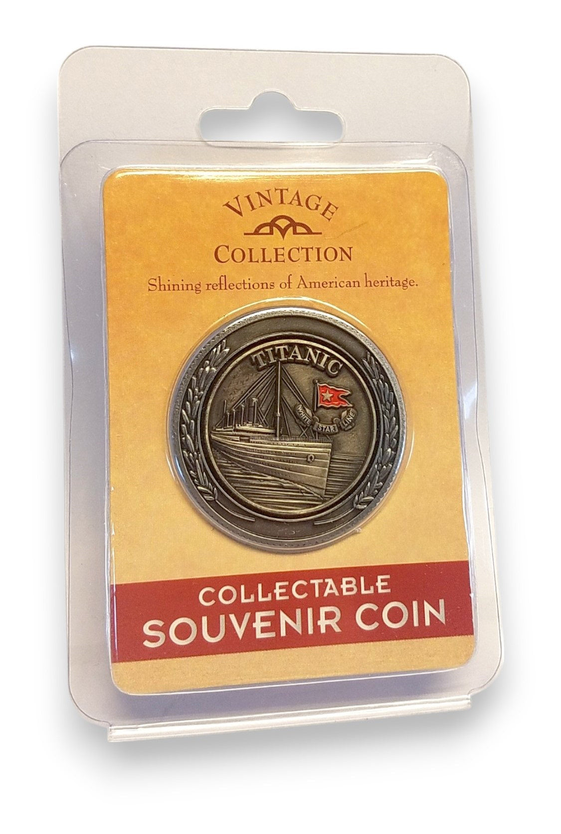 Titanic Pewter Emblem Collector Coin - Ship