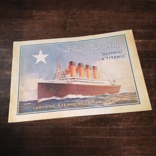 1st and 2nd Class Accommodations Replica Booklet