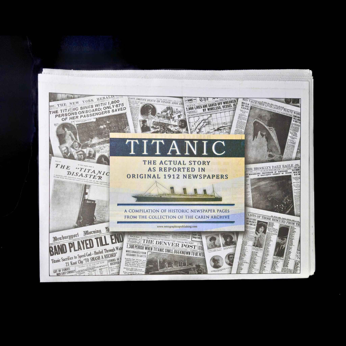 Historic 1912 Titanic Newspaper Replica Compilation