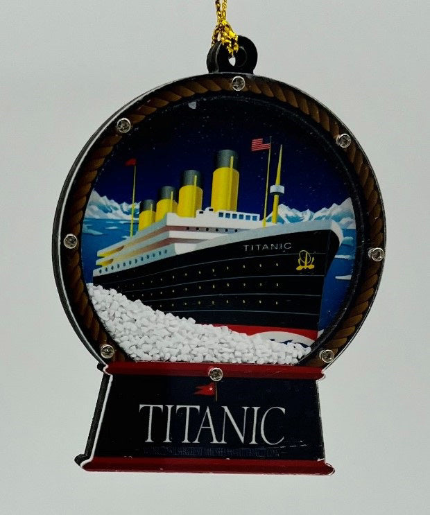 Holiday Sand Filled Titanic Ornament