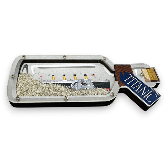 Ship in a Bottle Shaker Fidget Magnet