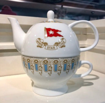 First Class Wisteria Pattern Tea for One