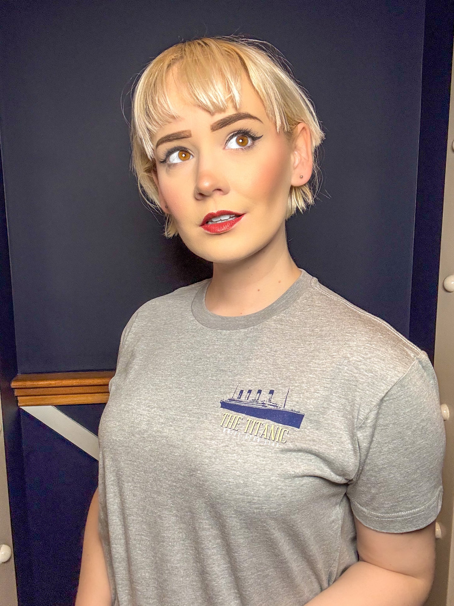 Royal Mail Ship Postage Stamp T-Shirt