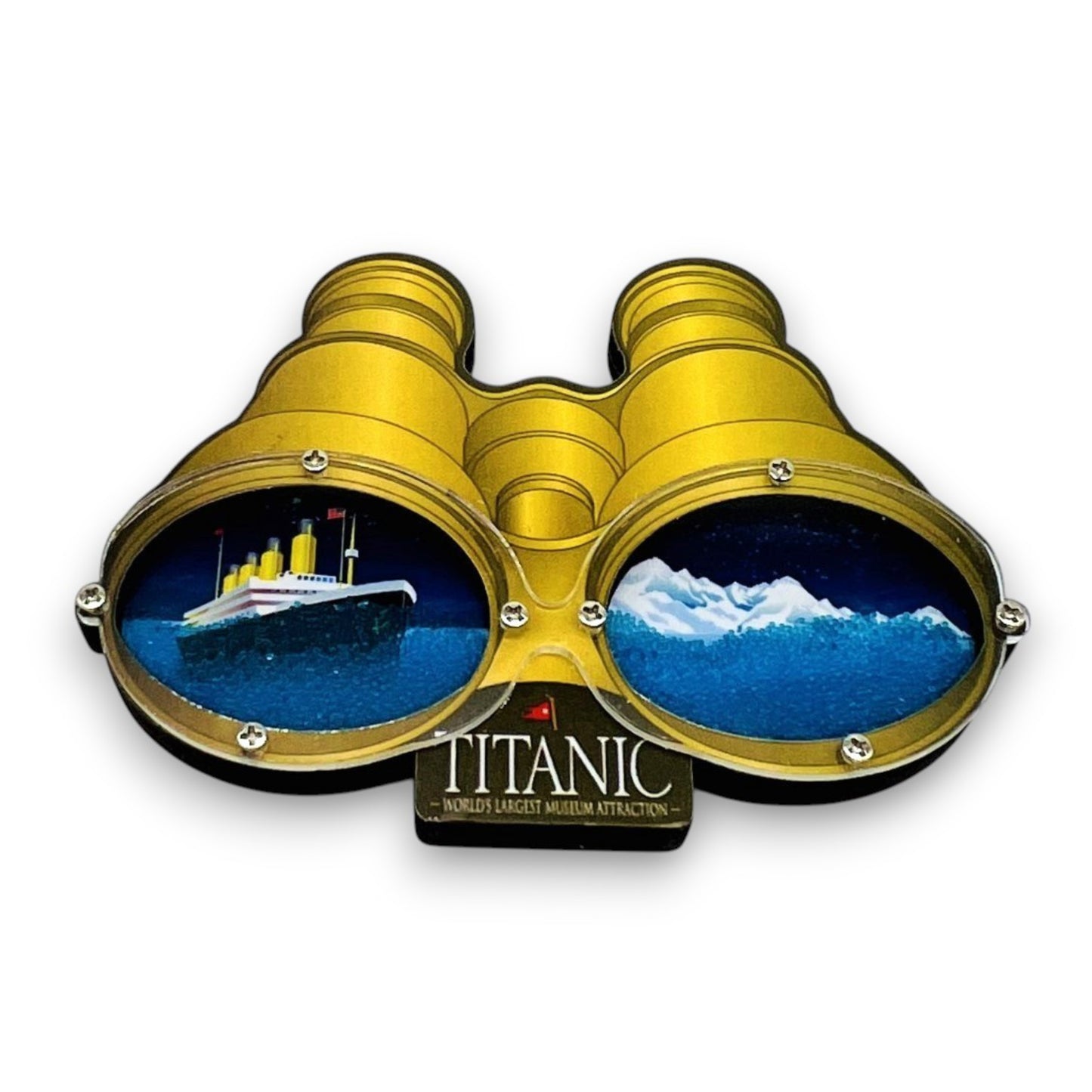 Titanic Binoculars Shaker Fidget Magnet