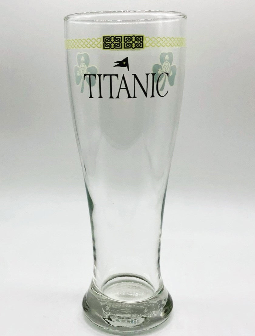 Titanic Shamrock Pilsner Glass