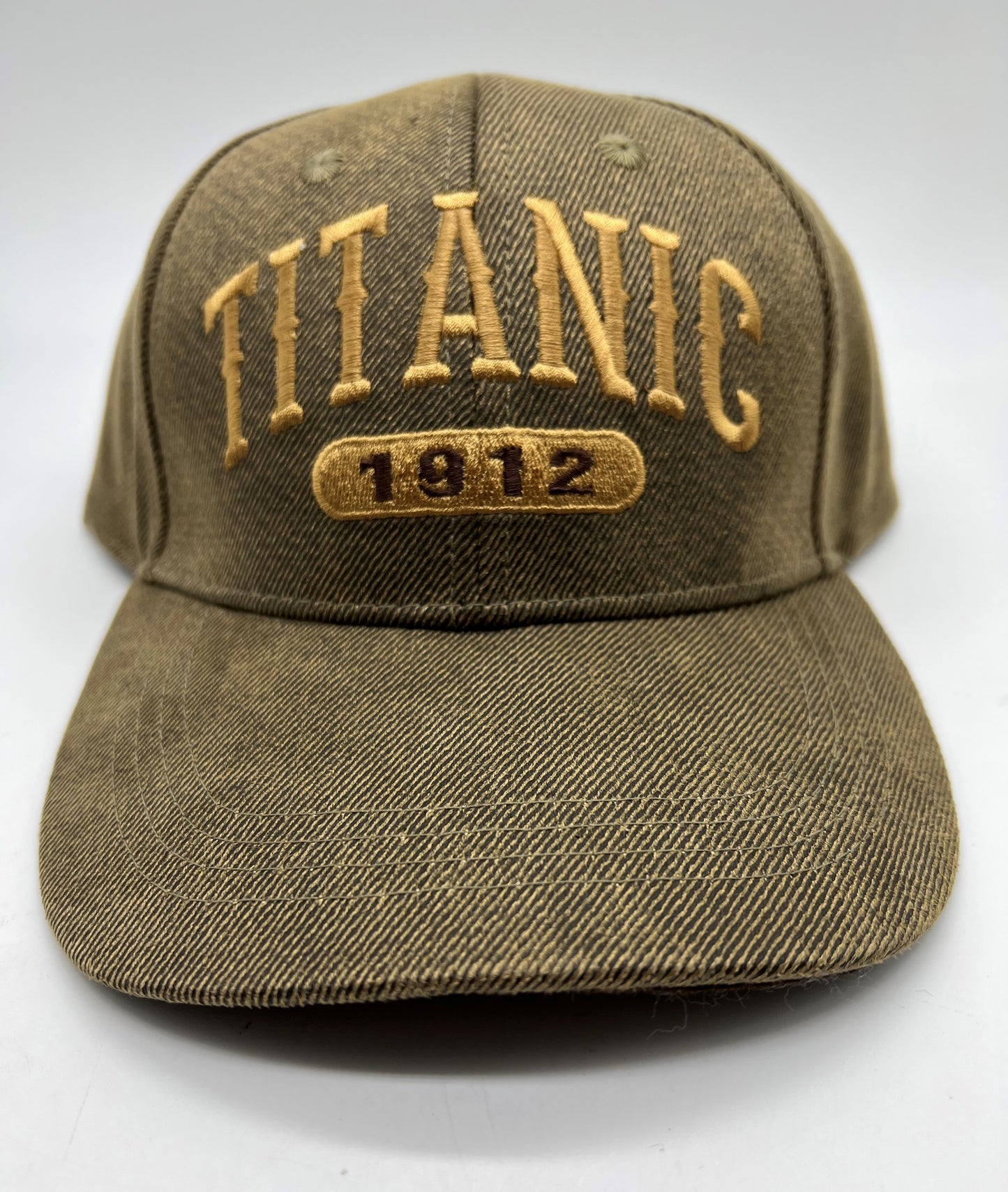 Vintage Brown Oilskin Titanic Cap