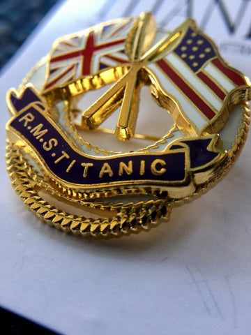 Titanic Gold Officer Lapel Pin