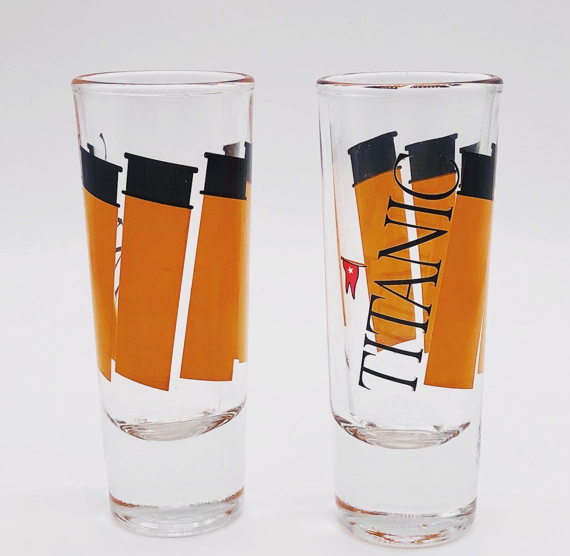 Titanic Tall Smokestack Shot Glass