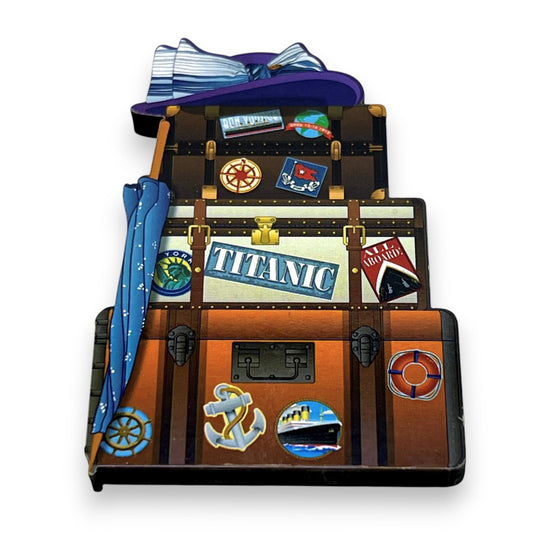 Vintage Luggage Stack Magnet