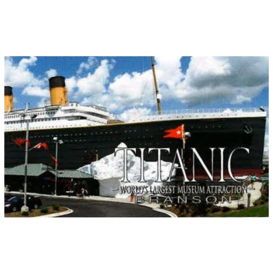 Vinyl Sticker Titanic Museum in Branson