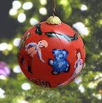 YEAR OF THE CHILDREN GLASS ORNAMENT