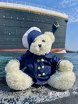 TITANIC PLUSH OFFICER BEAR 11"